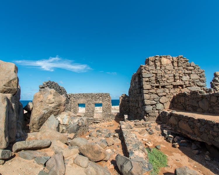 Old Aruba fort ruins